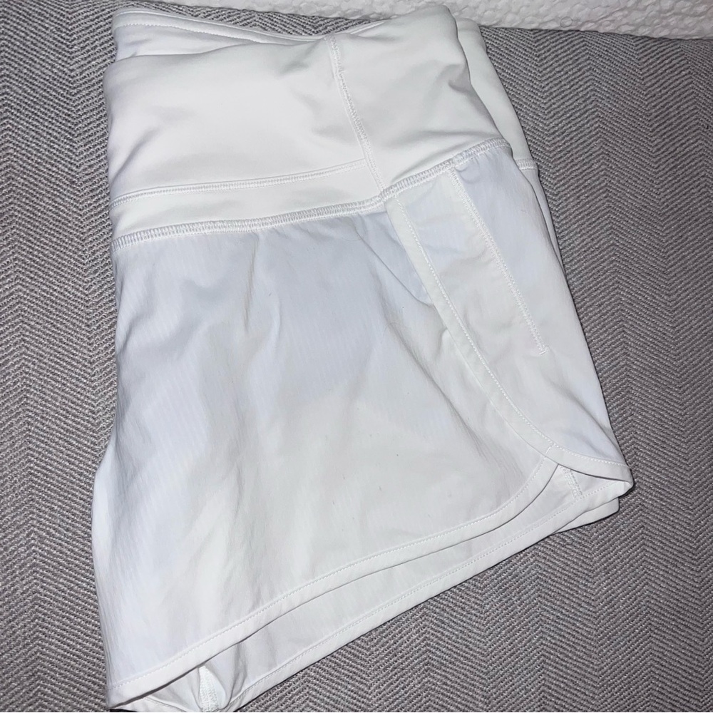 Lululemon White Shorts